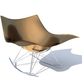 Stingray chair 3D Object | FREE Artlantis Objects Download